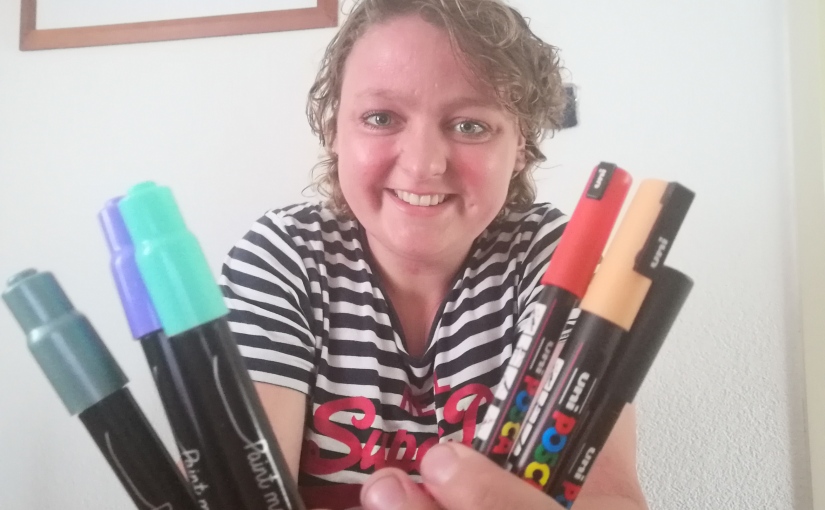 Review: Action Paint Markers VS. Posca